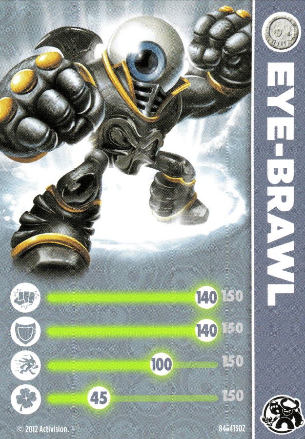 Skylanders Giants Eye Brawl Karte