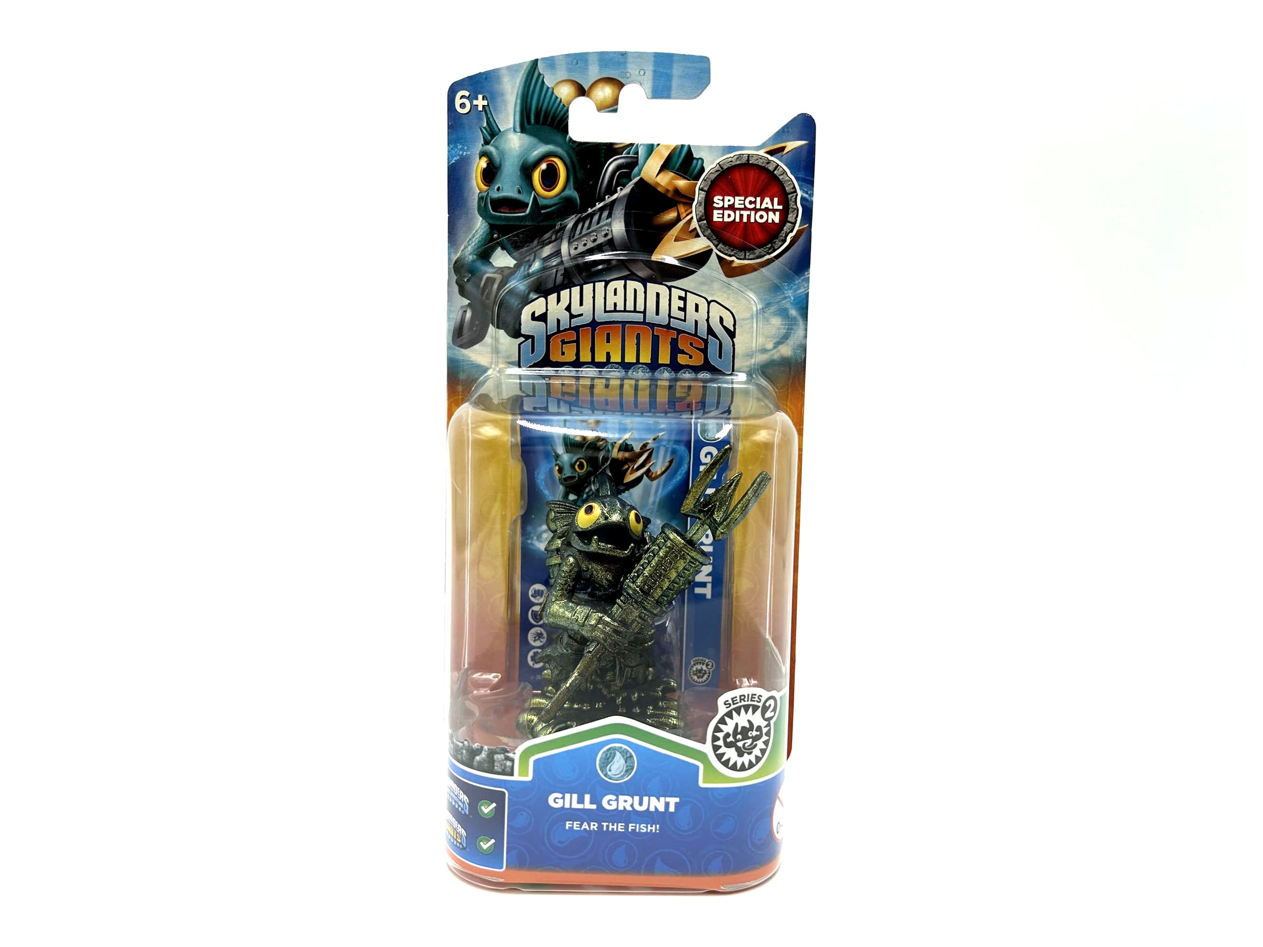 Skylanders Giants Metallic Green Gill Grunt in Originalverpackung OVP Chase