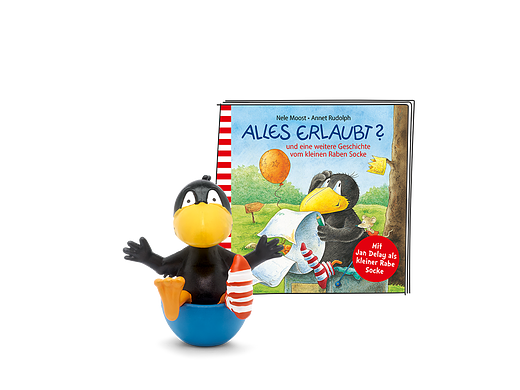 Tonie Figures: The Little Raven Socke: Everything's Allowed? Audio Figure for Toniebox