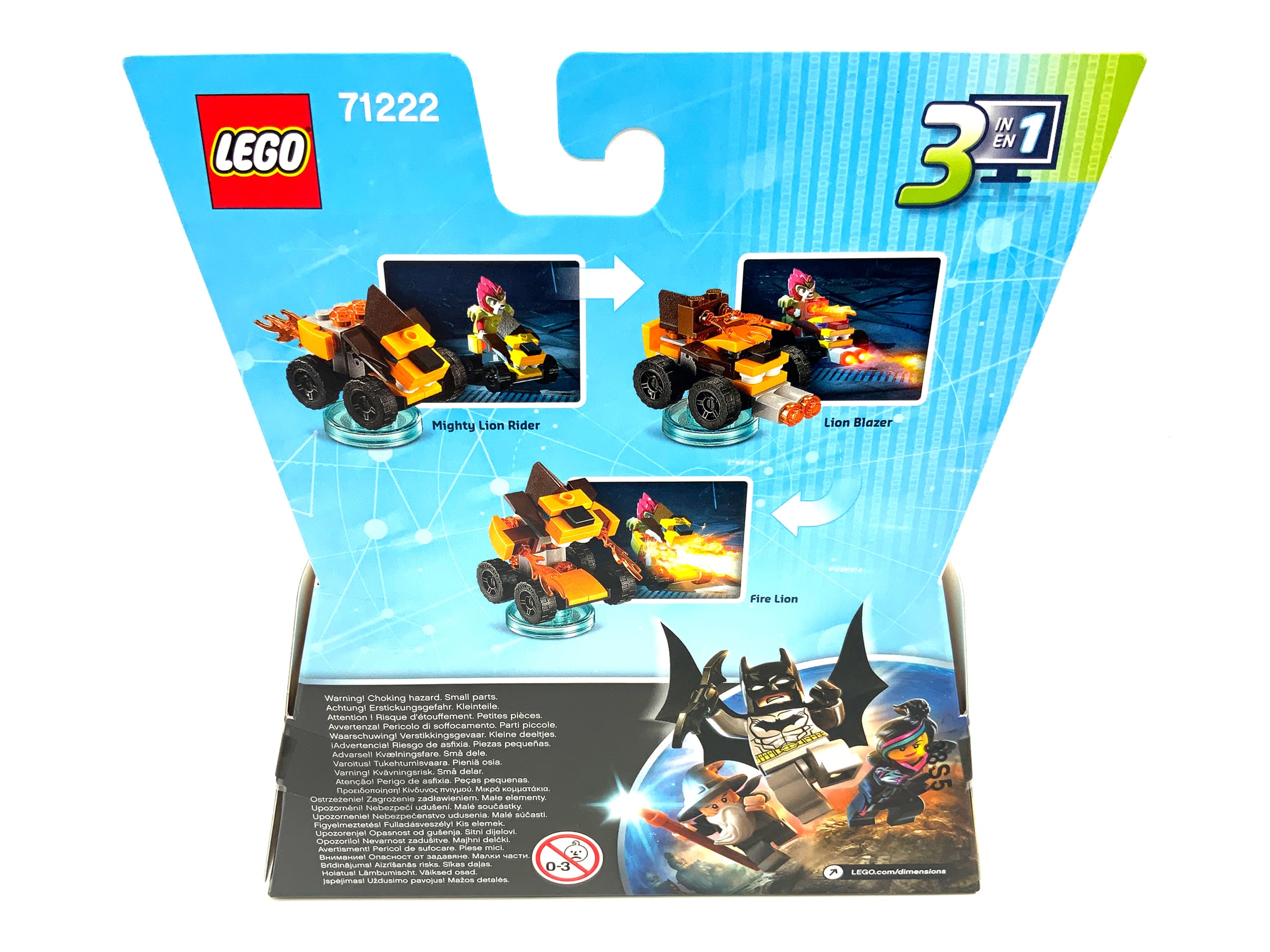 LEGO® Dimensions Fun Pack 71222 Chima - Laval & Mighty Lion Rider