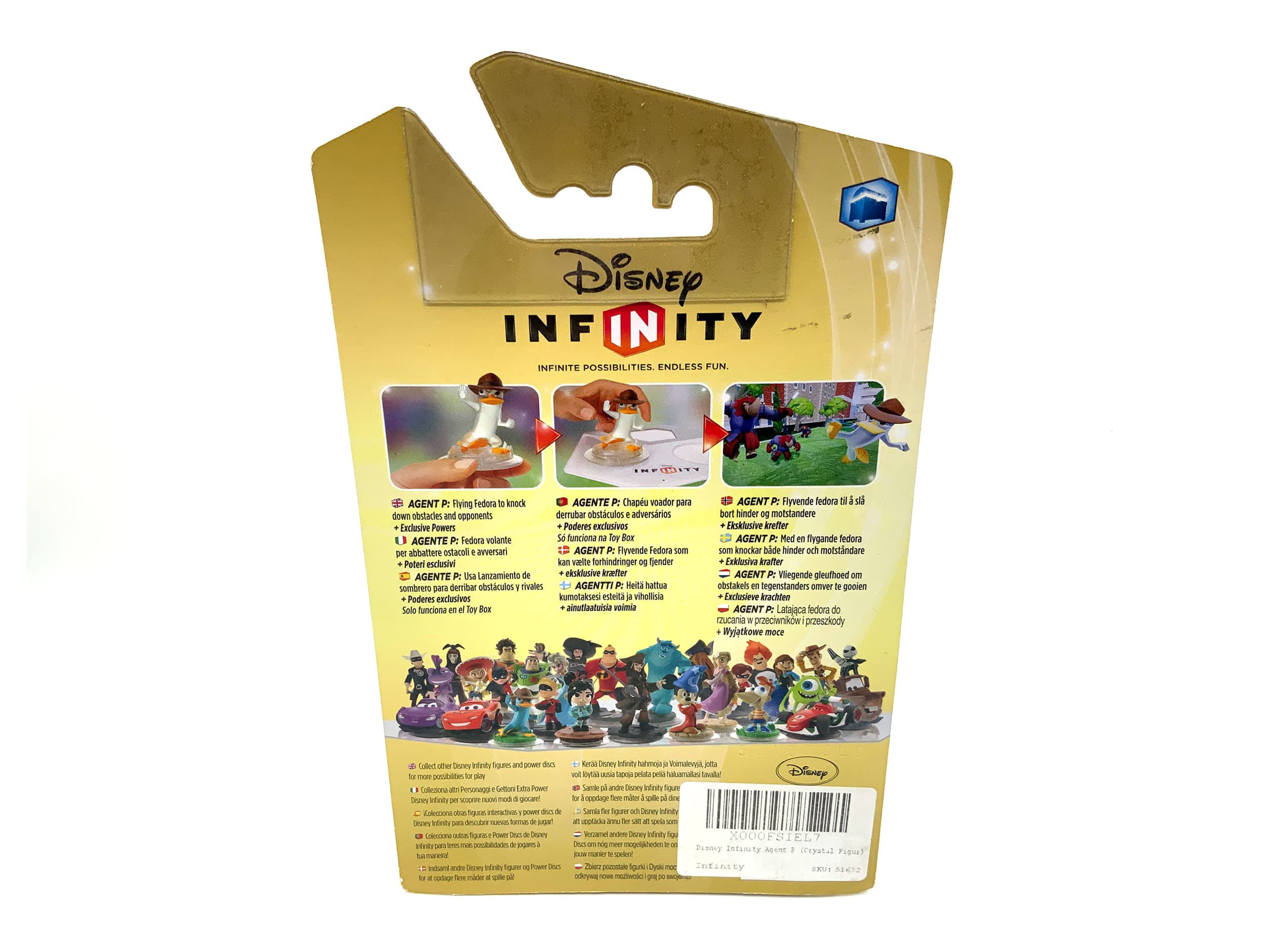 Disney Infinity 1.0 Figur Agent P (Crystal) in OVP