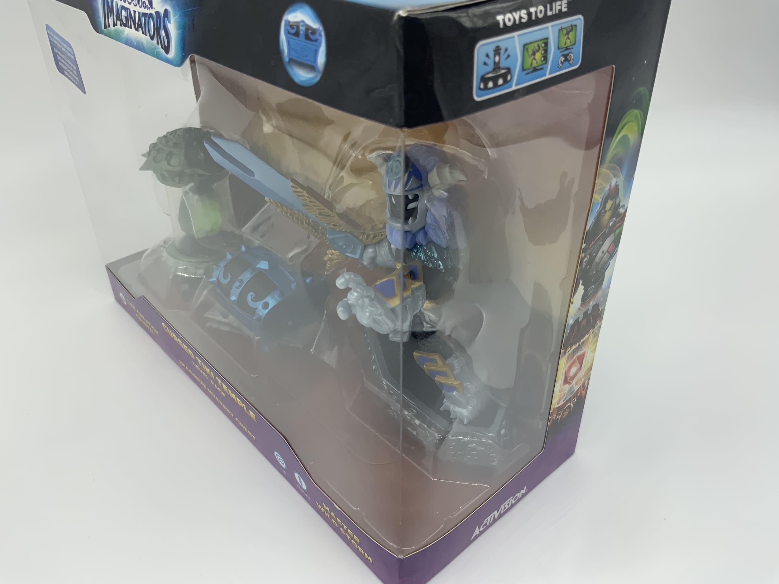 Pack de niveaux Skylanders Imaginators Cursed Tiki Temple dans son emballage d'origine avec Master Wildstorm