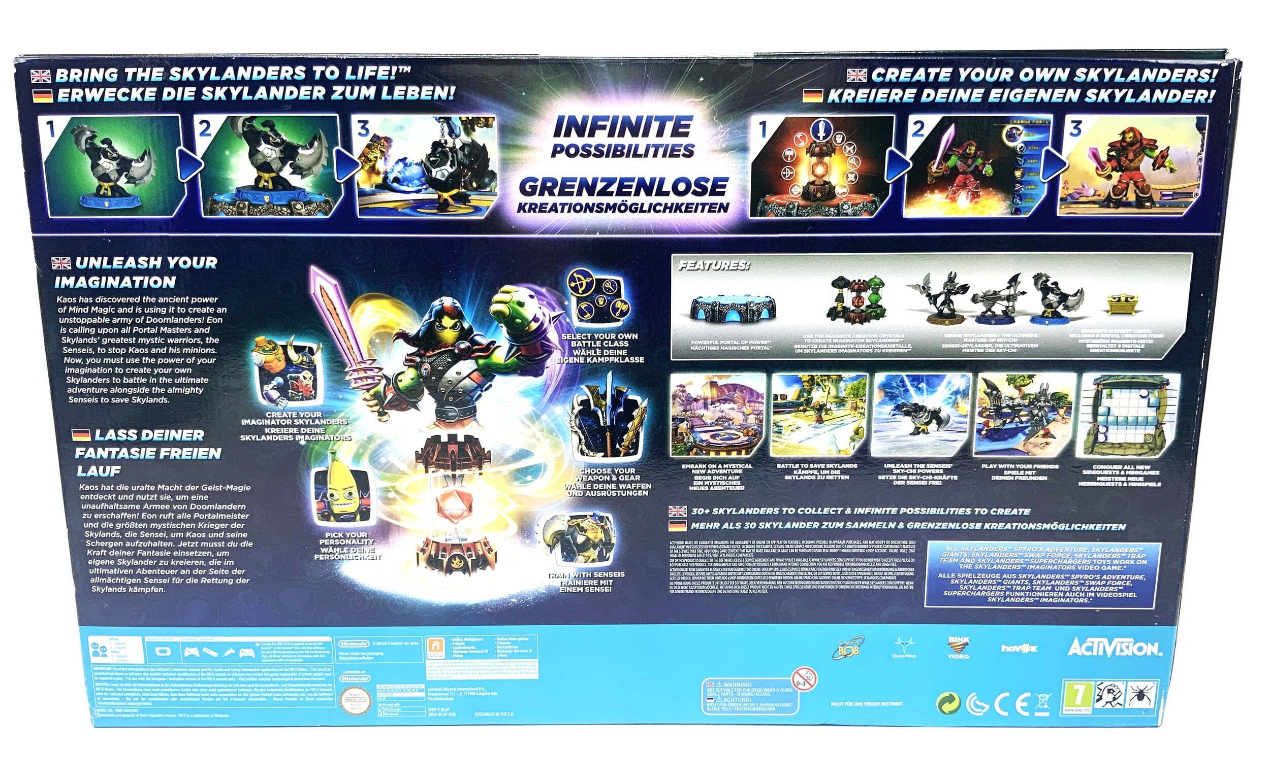 Skylanders Imaginators Starter Pack Dark Edition Nintendo Wii u starter set