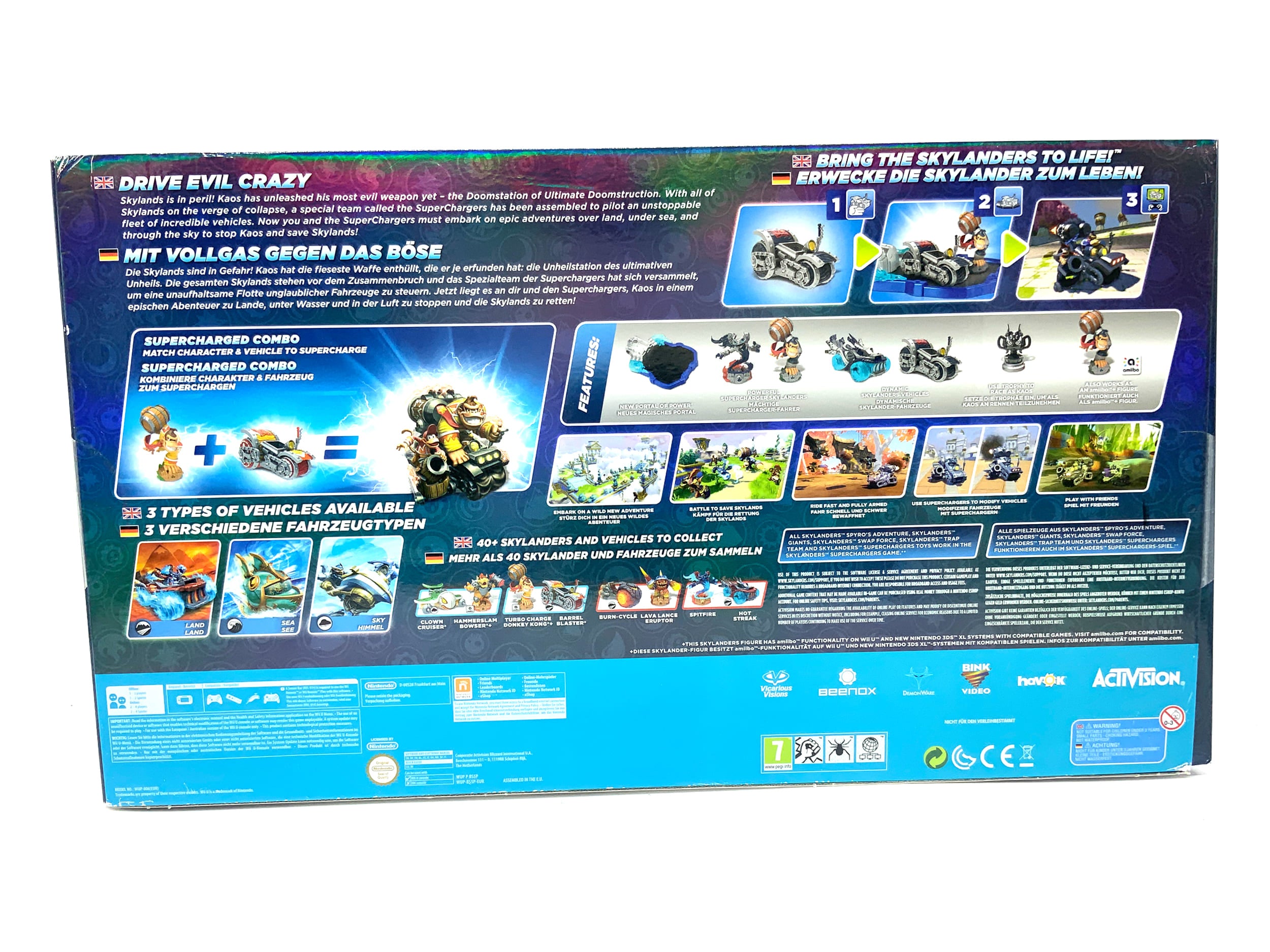 Skylanders Superchargers Dark Edition Starterset Nintendo Wii u starter Pack Neu