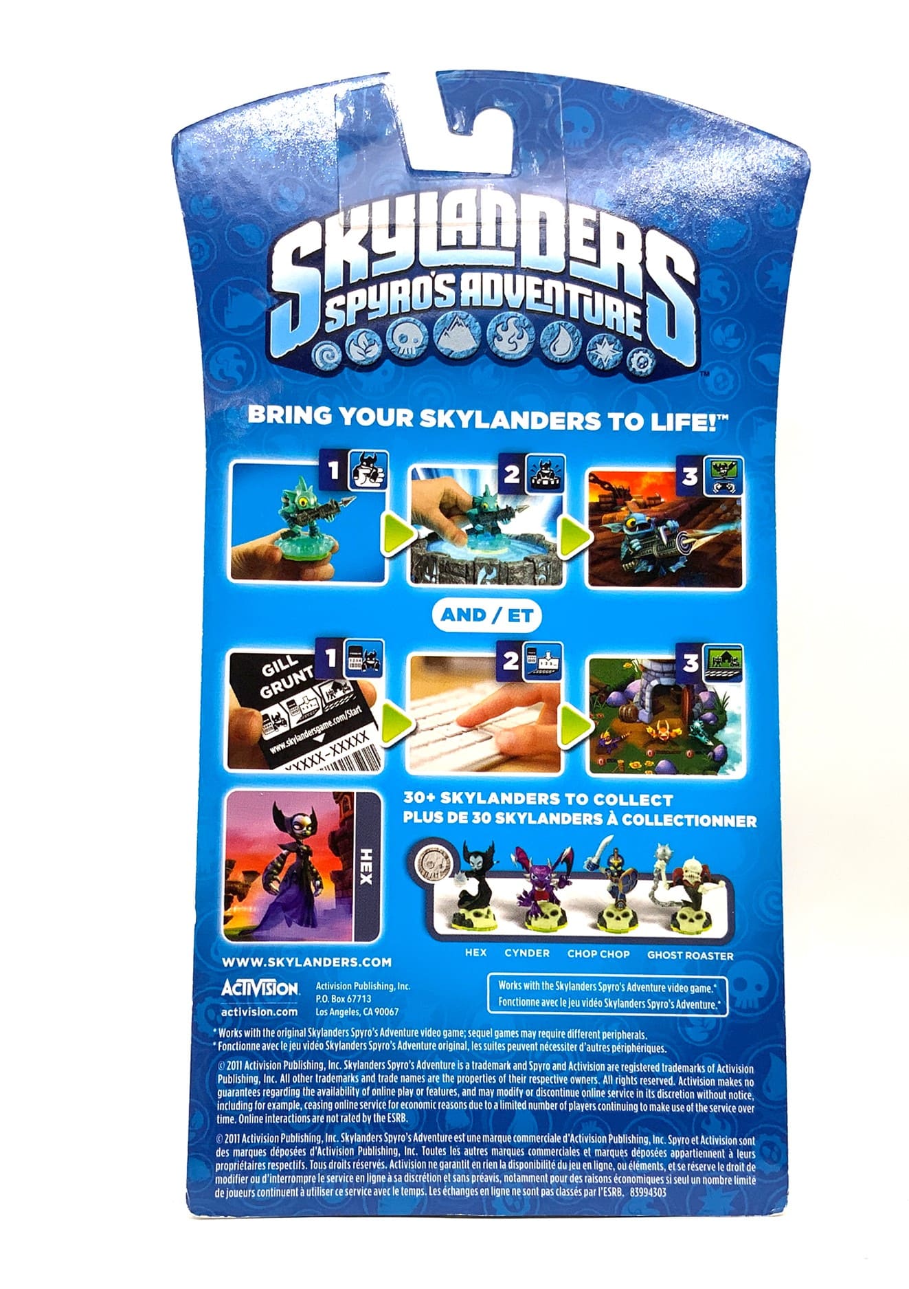 Skylanders Spyros Adventure White Pearl Hex German Toy Fair 2012 Exclusive OVP