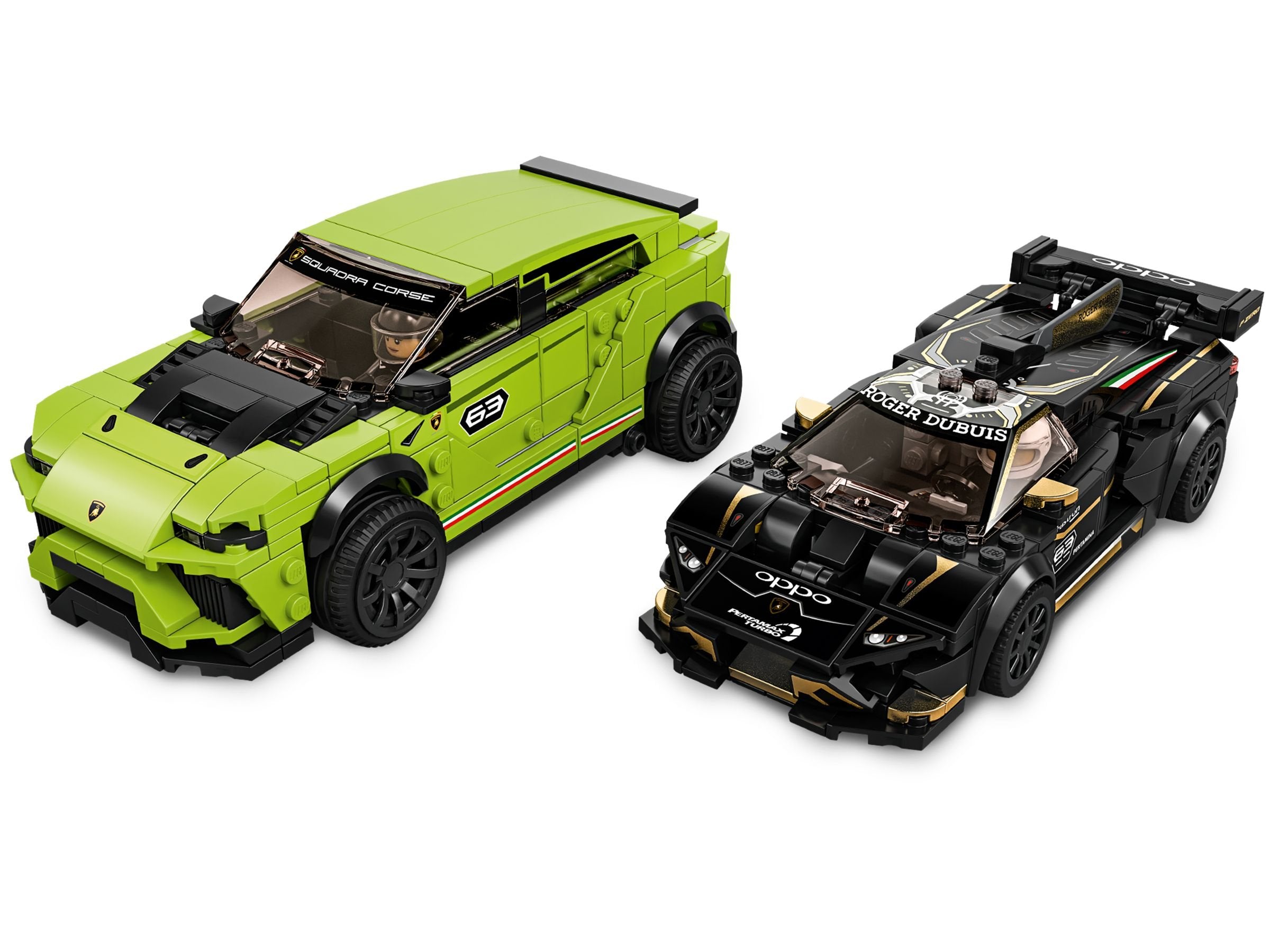 LEGO Speed Champions 76899 Lamborghini Urus ST-X et Lamborghini Huracán Super Trofeo EVO