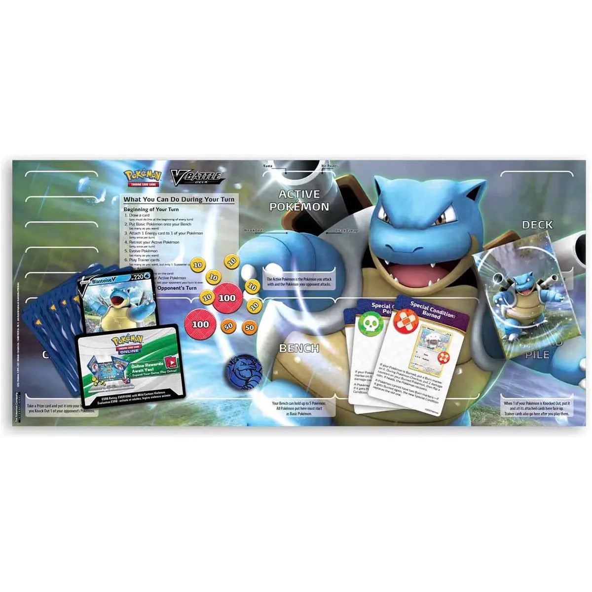 Pokémon Blastoise V Battle Deck (English)