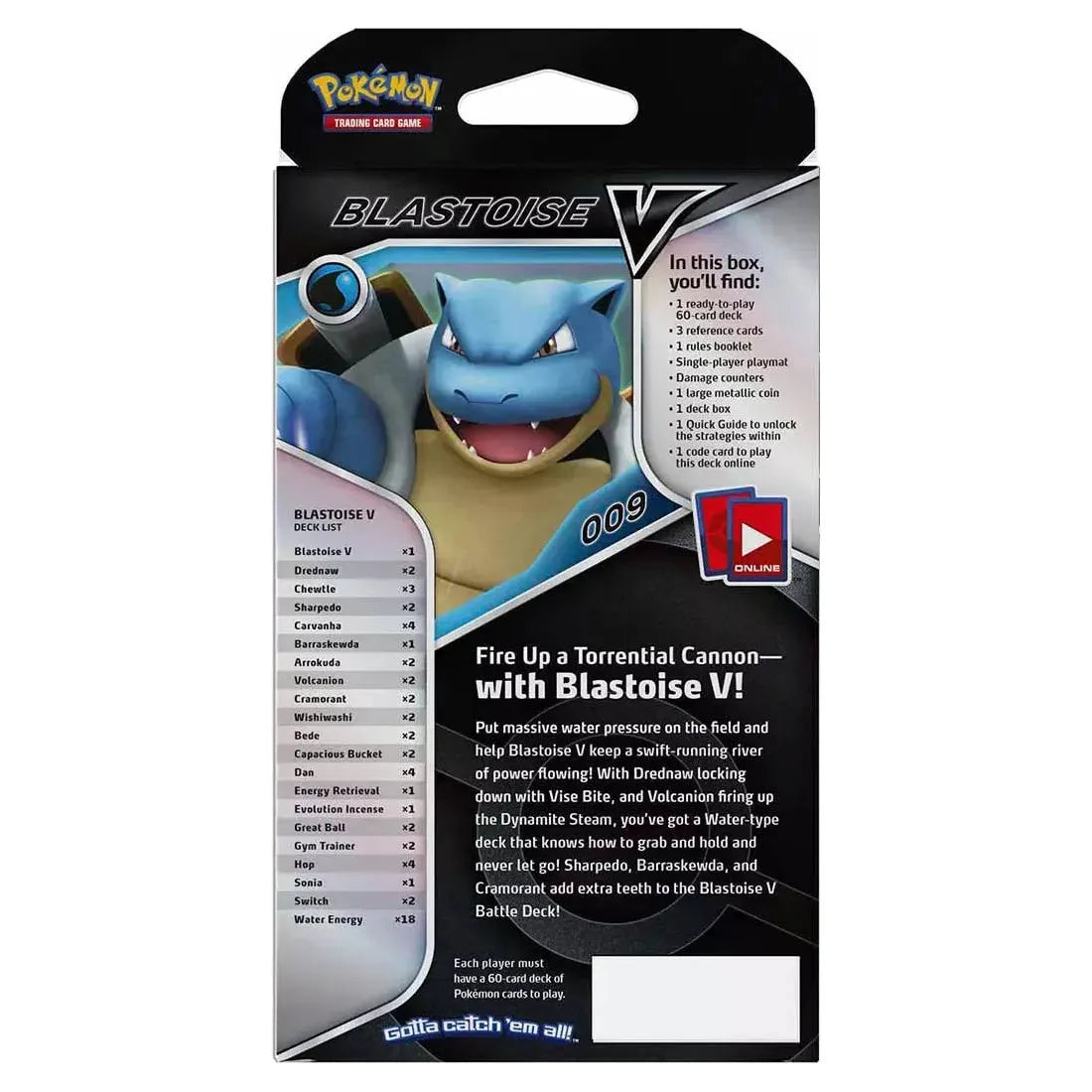 Pokémon Blastoise V Battle Deck (English)