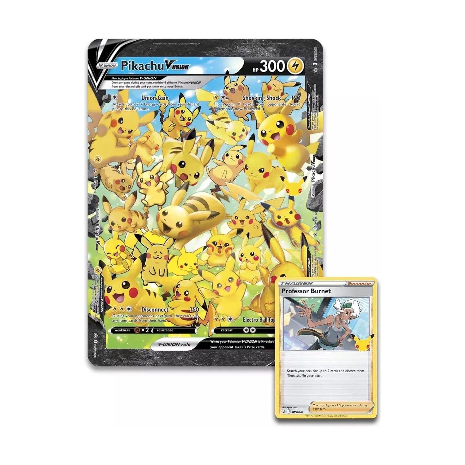 Célébrations du 25e anniversaire de Pokémon Collection Pikachu V UNION (anglais)