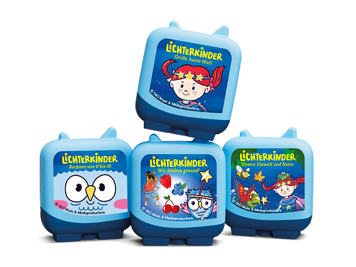Figurines Tonie Lichterkinder Apprendre avec LIKI et LUMI – Set de figurines audio pour Toniebox