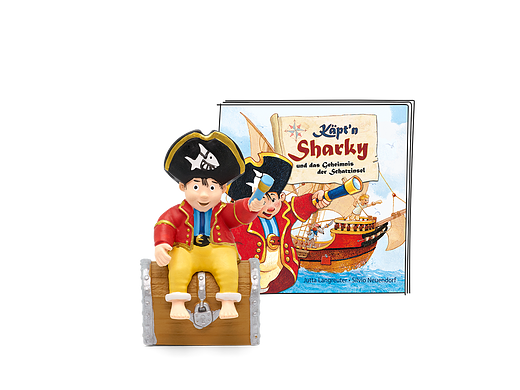 Tonie Figures Captain Sharky Captain Sharky and the Secret of Treasure Island Audio Figure for Toniebox