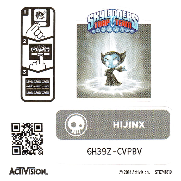 Skylanders Trap Team Hijinx Aufkleber