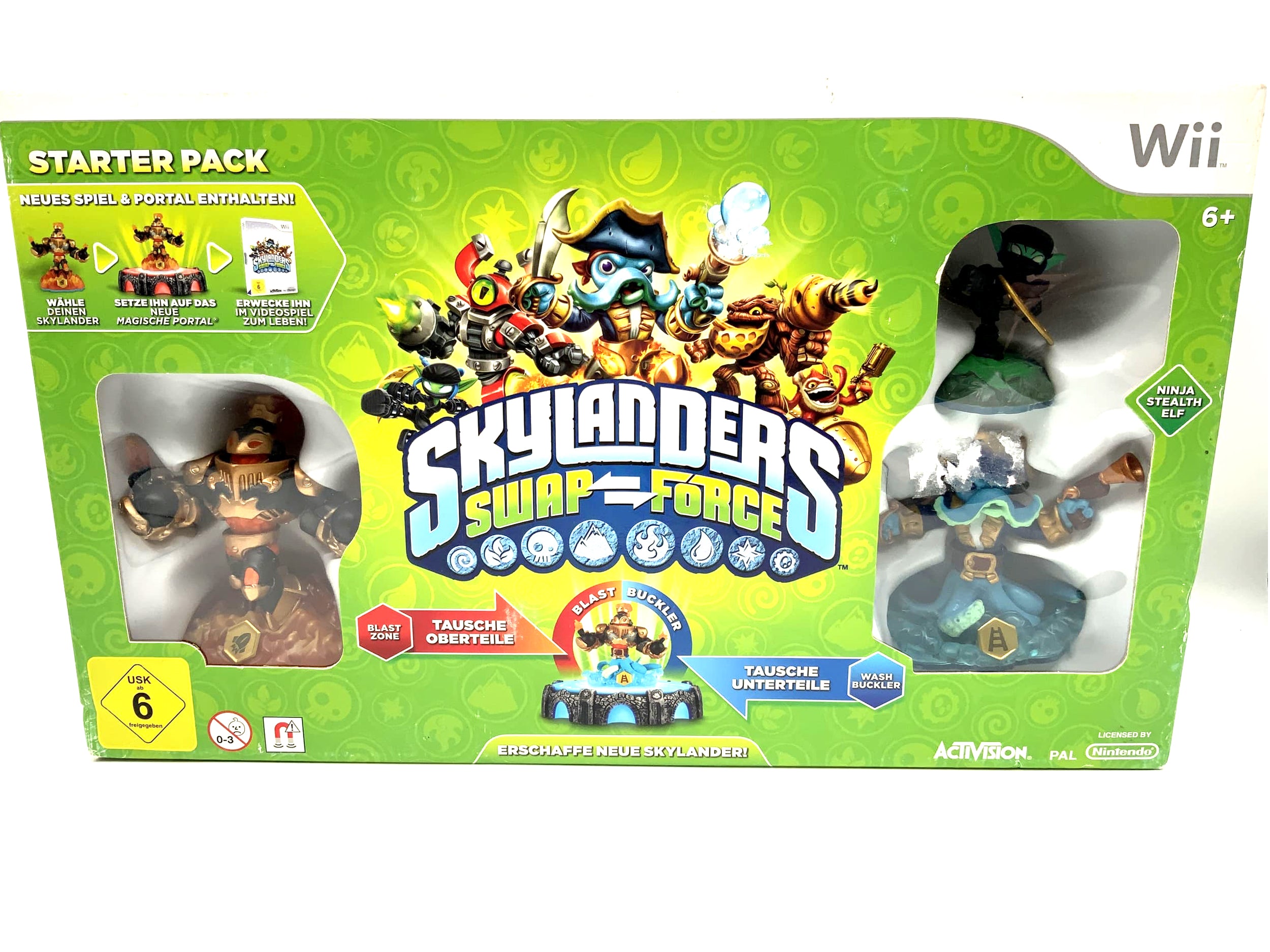 Pack de démarrage Skylanders Swap Force dans son emballage d'origine pour Nintendo Wii