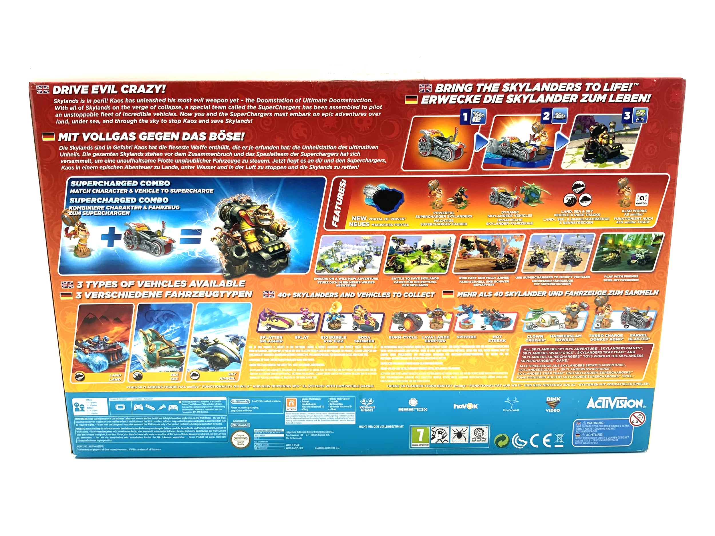 Skylanders Superchargers Starterset für Nintendo Wii U starter Pack