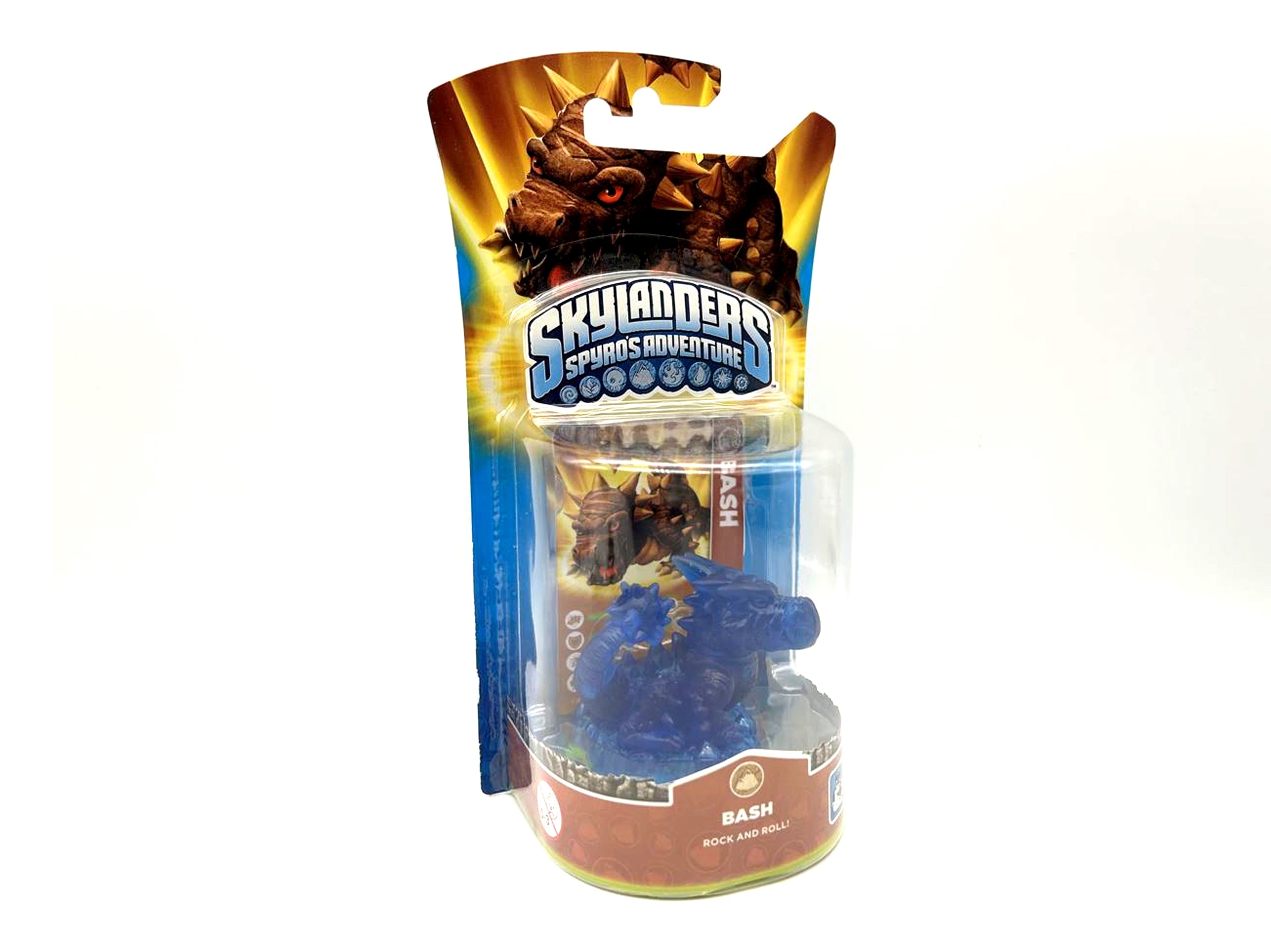 Figurine Skylanders Spyros Adventure Blue Bash dans son emballage d'origine OVP