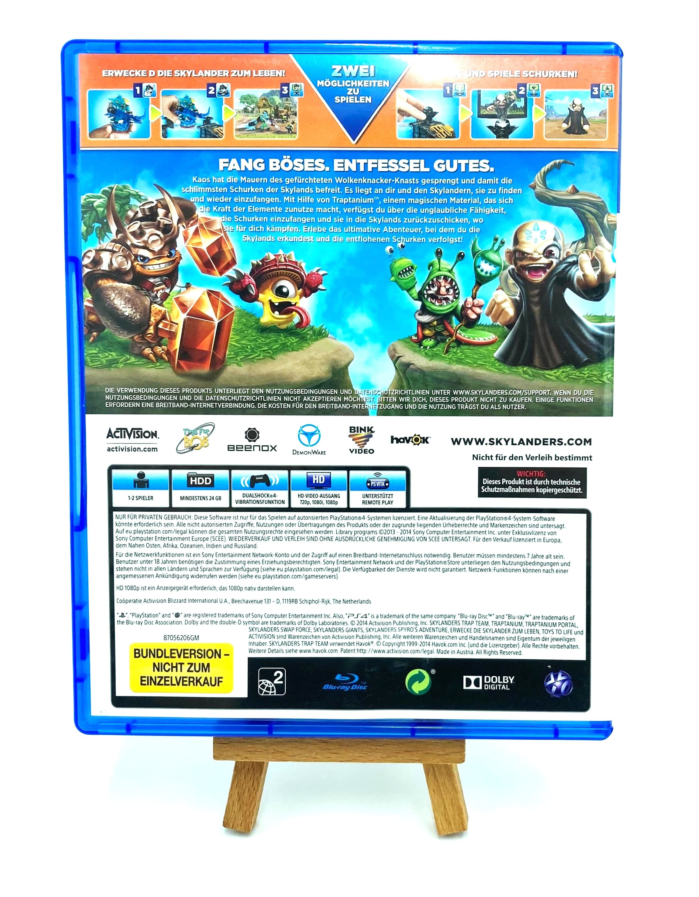 Skylanders Trap Team game for Sony Playstation 4