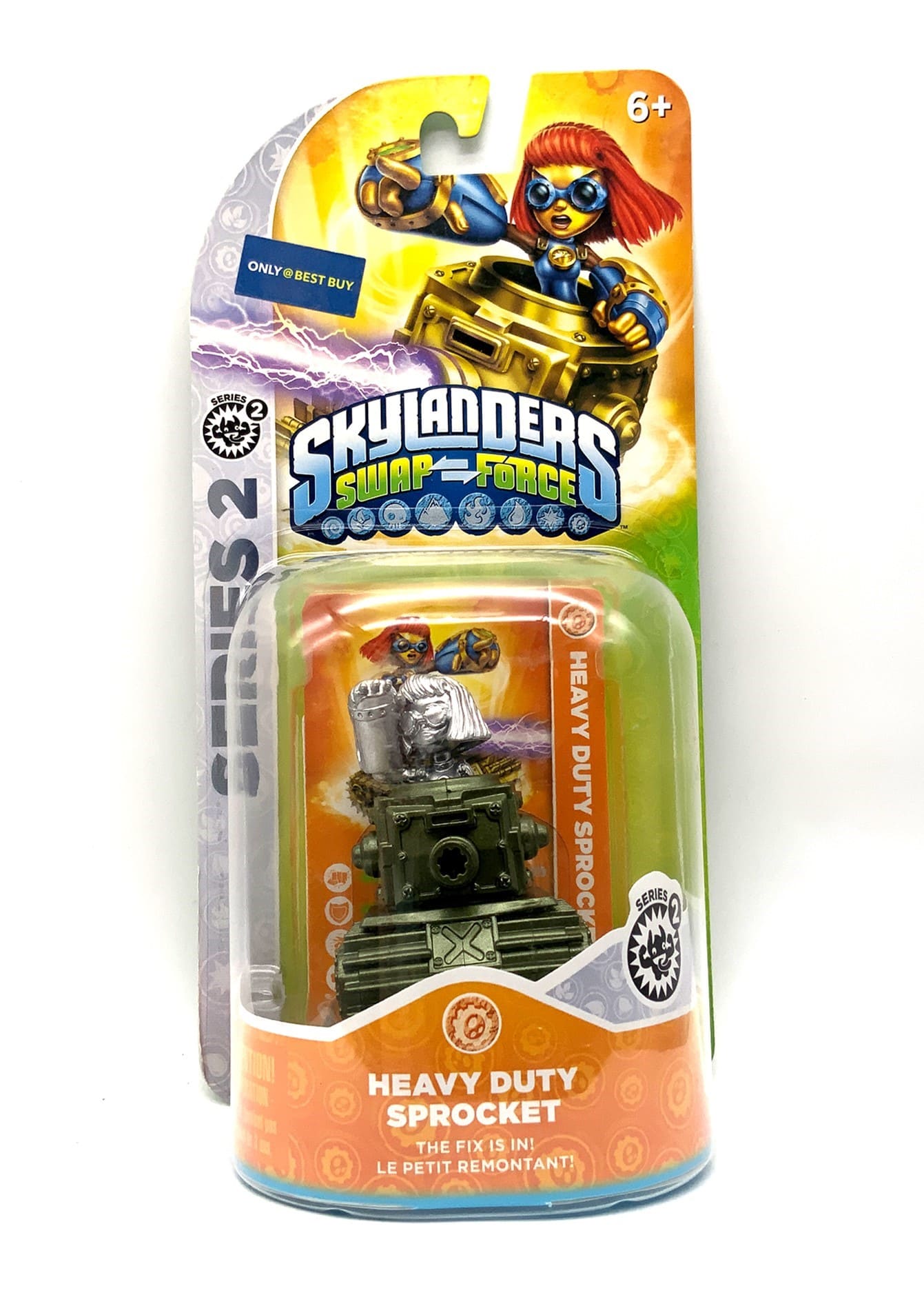 Skylanders Swap Force Metallic Heavy Duty Sprocket silber Chase Variante in OVP
