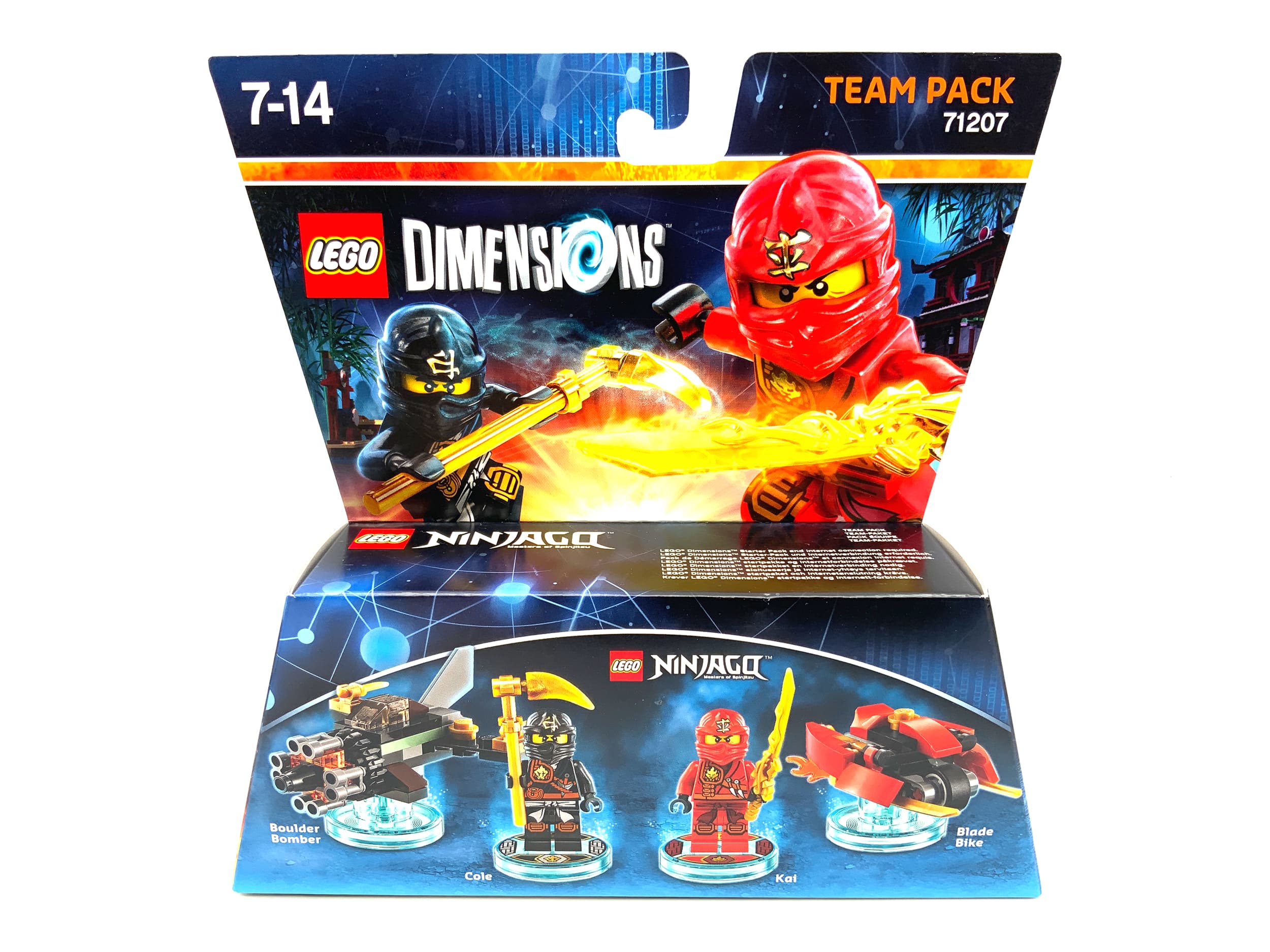 LEGO® Dimensions Team Pack 71207 Ninjago - Cole & Boulder Bomber, Kai Blade Bike
