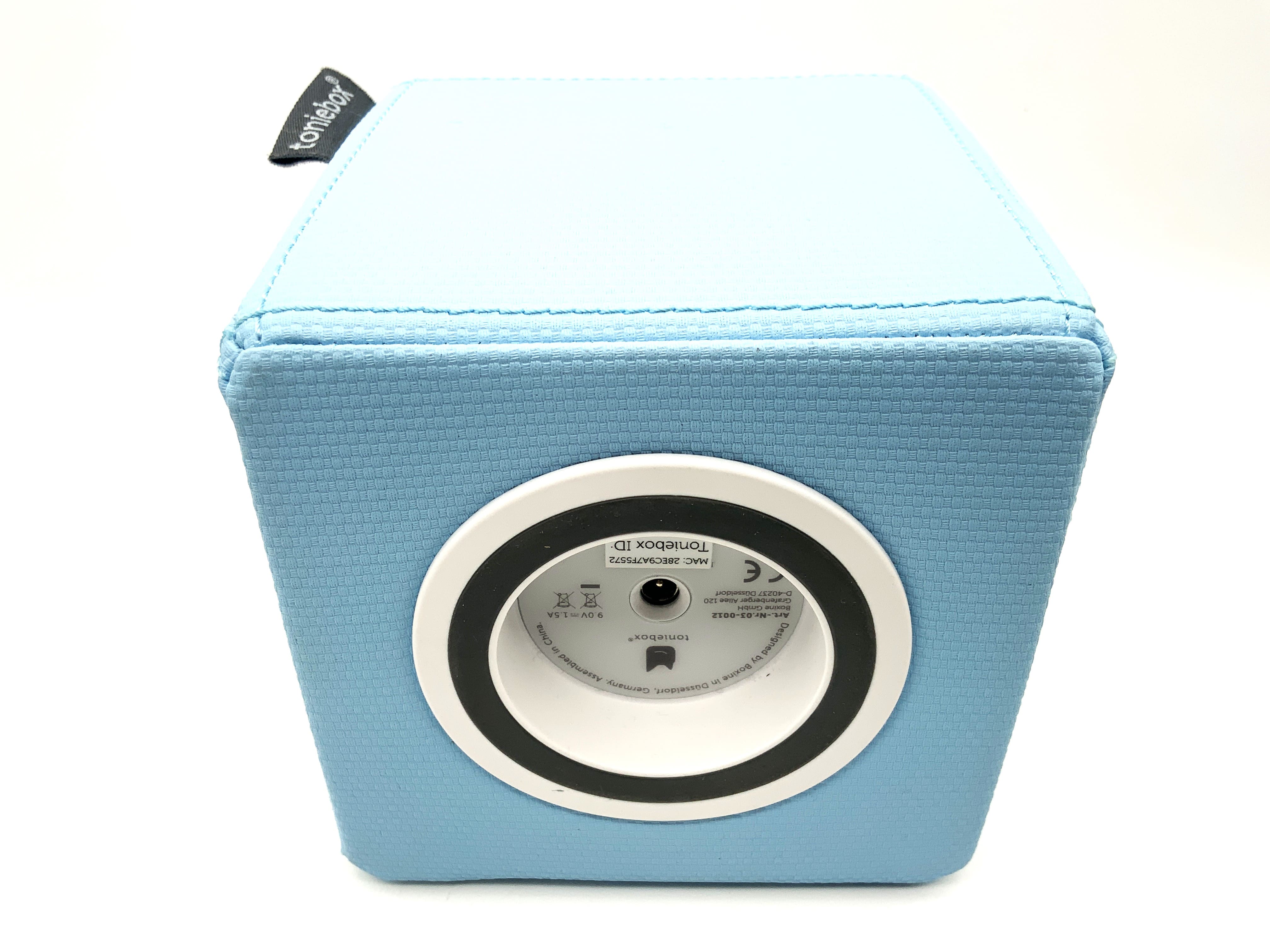 Toniebox Hellblau mit Ladestation für Toniefiguren Lautsprecher für Tonies