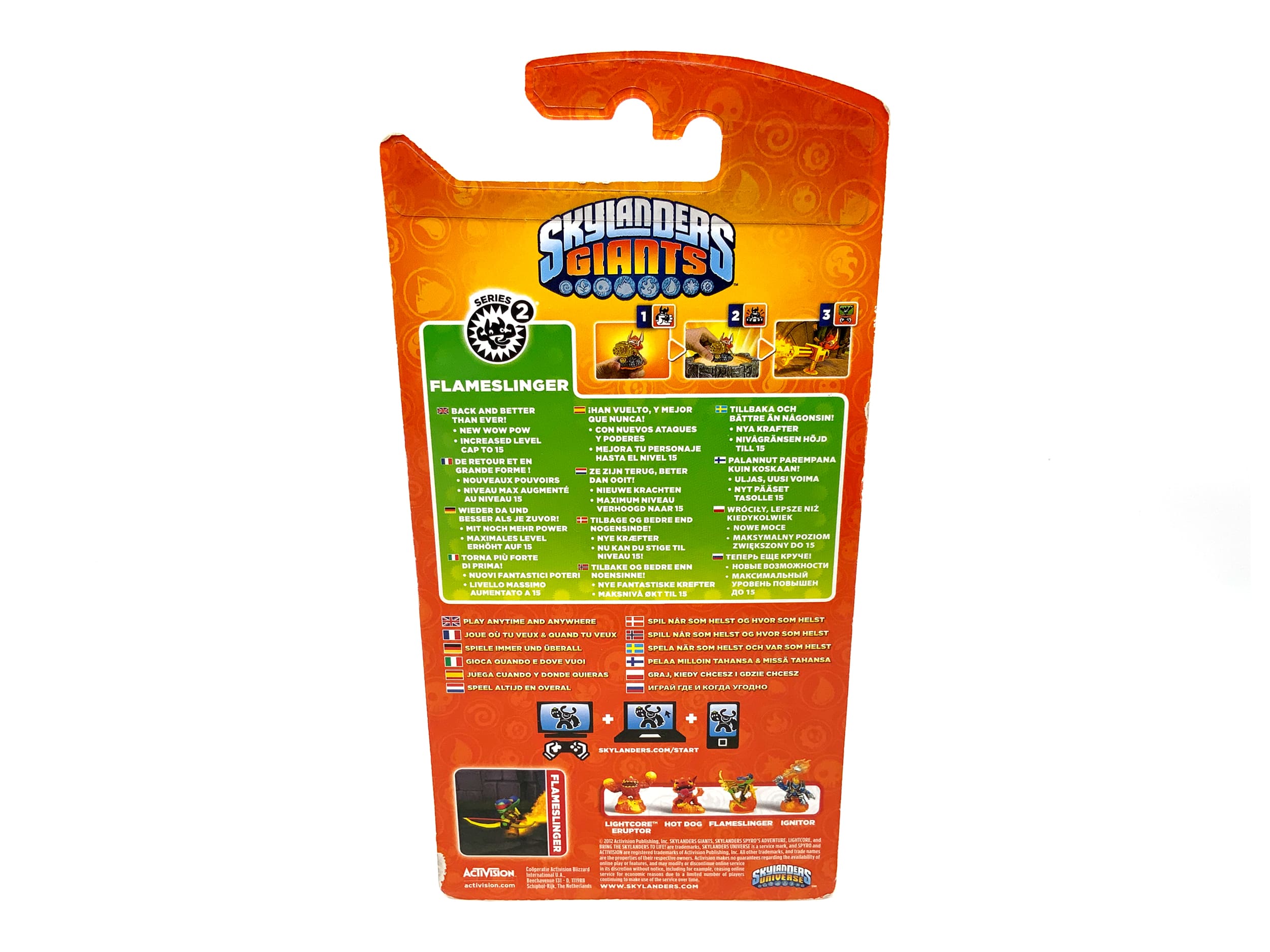 Skylanders Giants Figur Golden Flameslinger in OVP