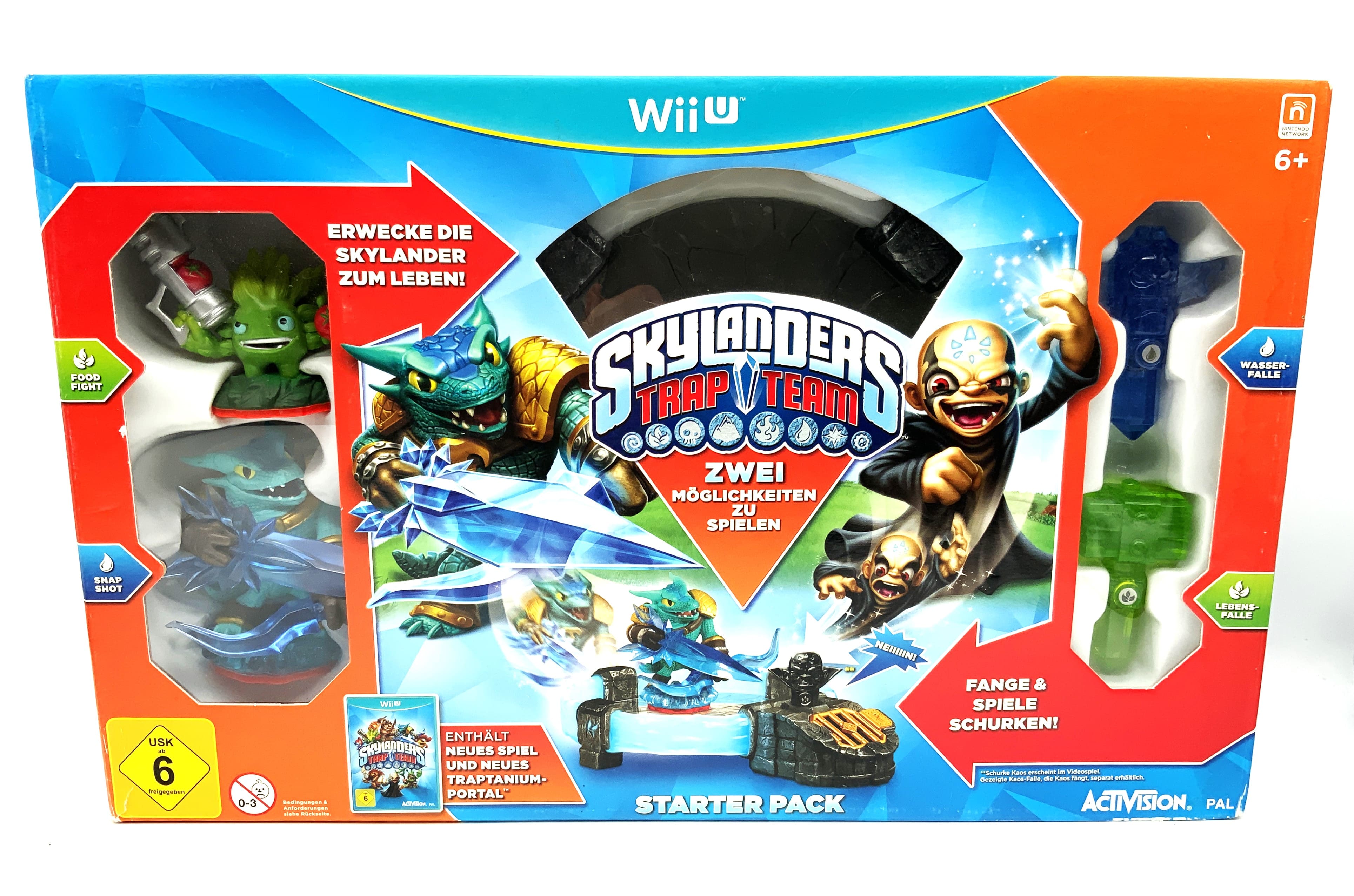 Skylanders Trap Team Starterset für Nintendo Wii u starter Pack