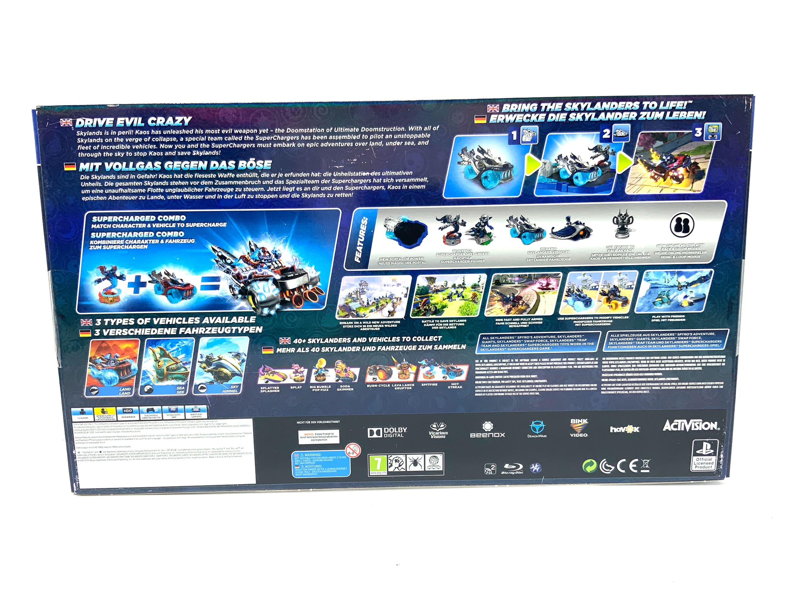 Skylanders Superchargers Dark Edition Starter Pack Playstation 4 PS4 Neu