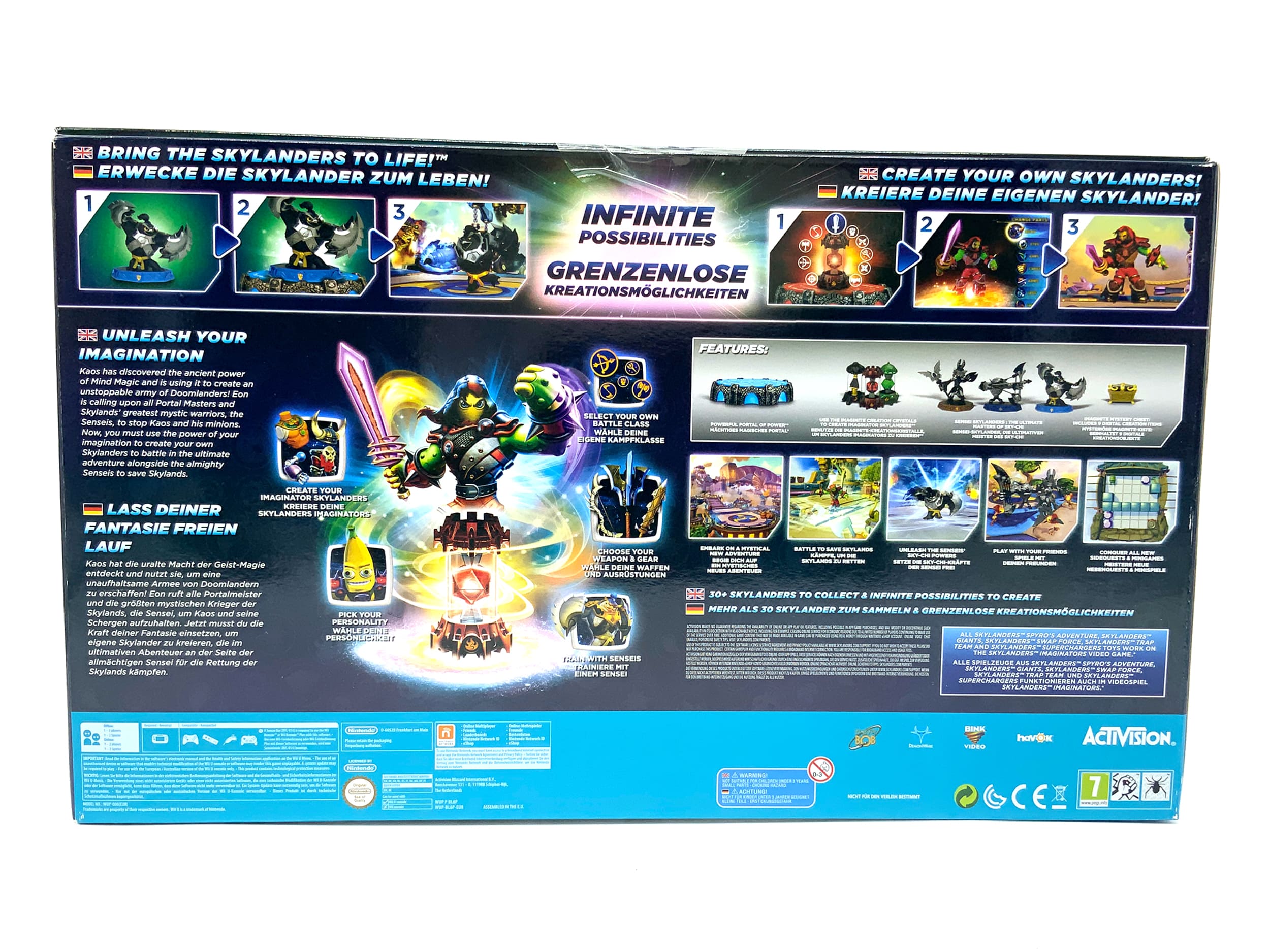 Skylanders Imaginators Dark Edition Starterset Nintendo Wii u starter Pack Neu