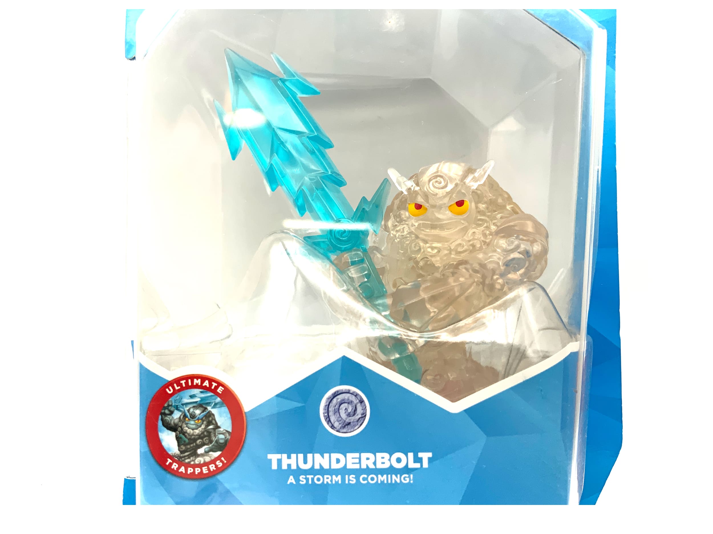 Skylanders Trap Team Crystal Clear Thunderbolt Case Variante in OVP