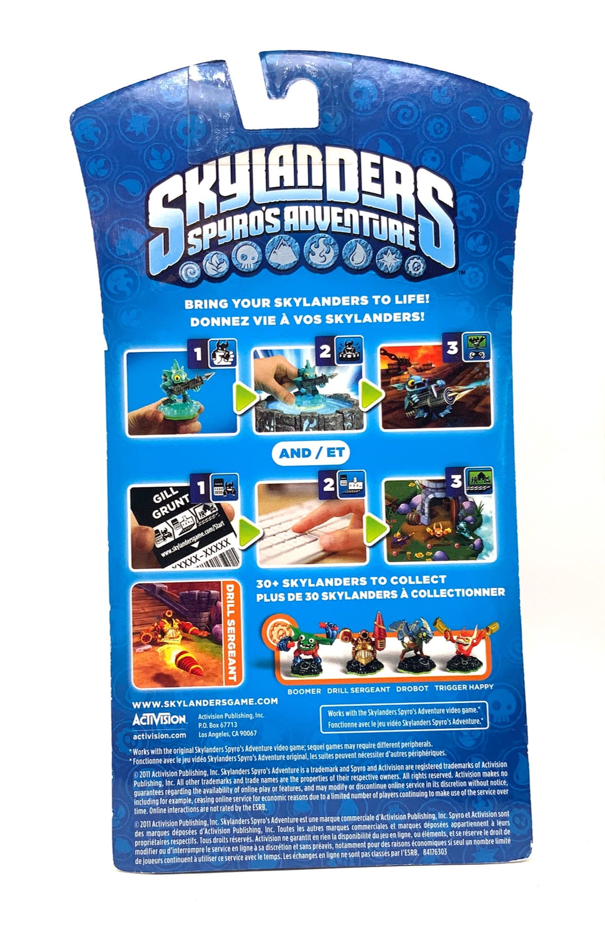 Skylanders Spyros Adventure Red Drill Sergant in OVP