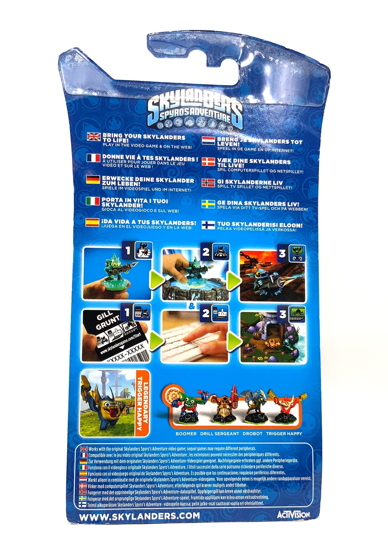 Skylanders Spyros Adventure Legendary Trigger Happy in OVP