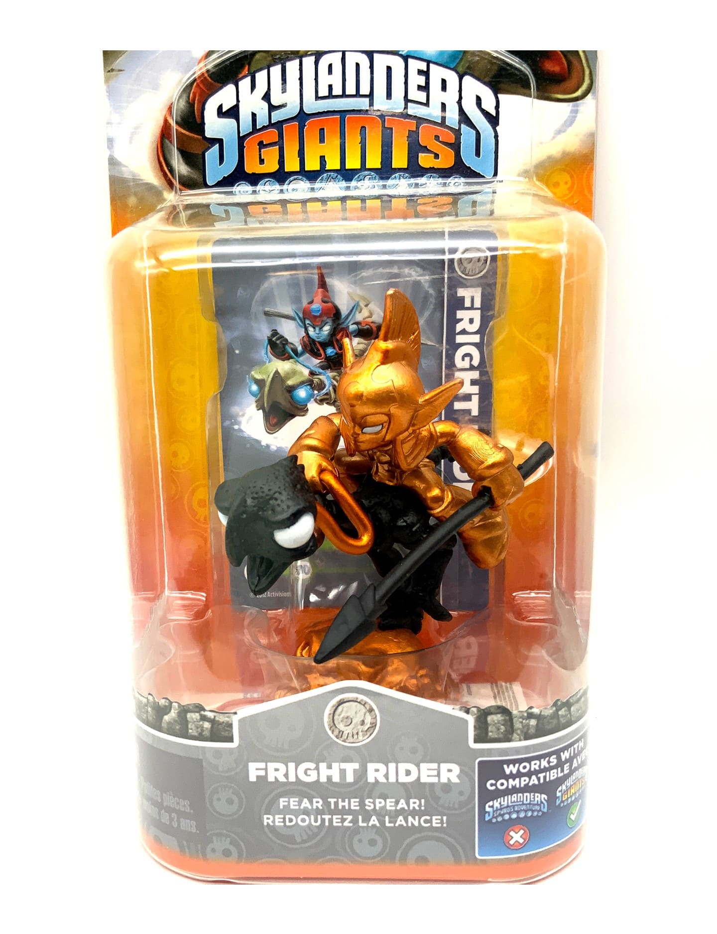 Skylanders Giants Bronze Fright Rider Halloween Edition Chase Variante in OVP