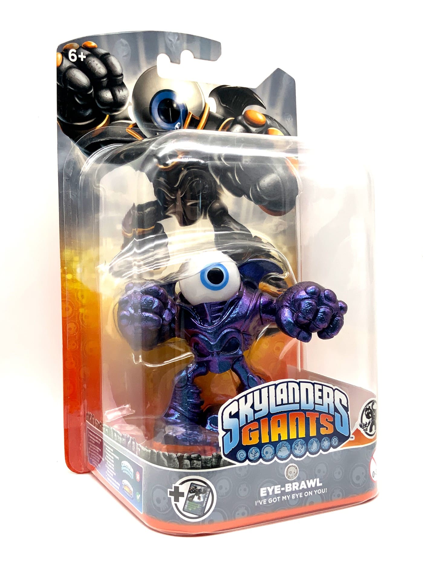 Skylanders Giants Metallic Purple Eye Brawl Chase Variante in OVP (geklebt)