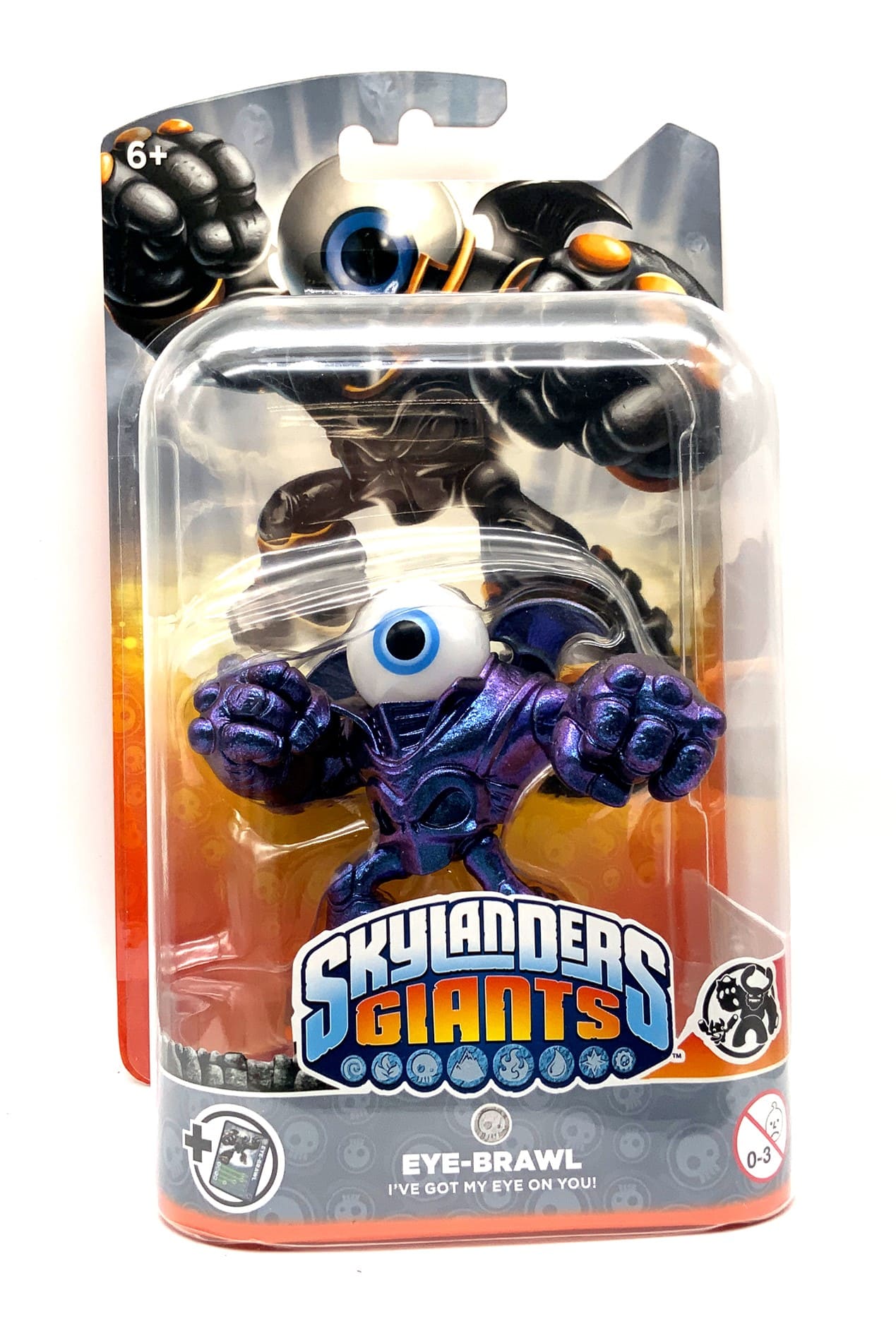 Skylanders Giants Metallic Purple Eye Brawl Chase Variante in OVP (geklebt)