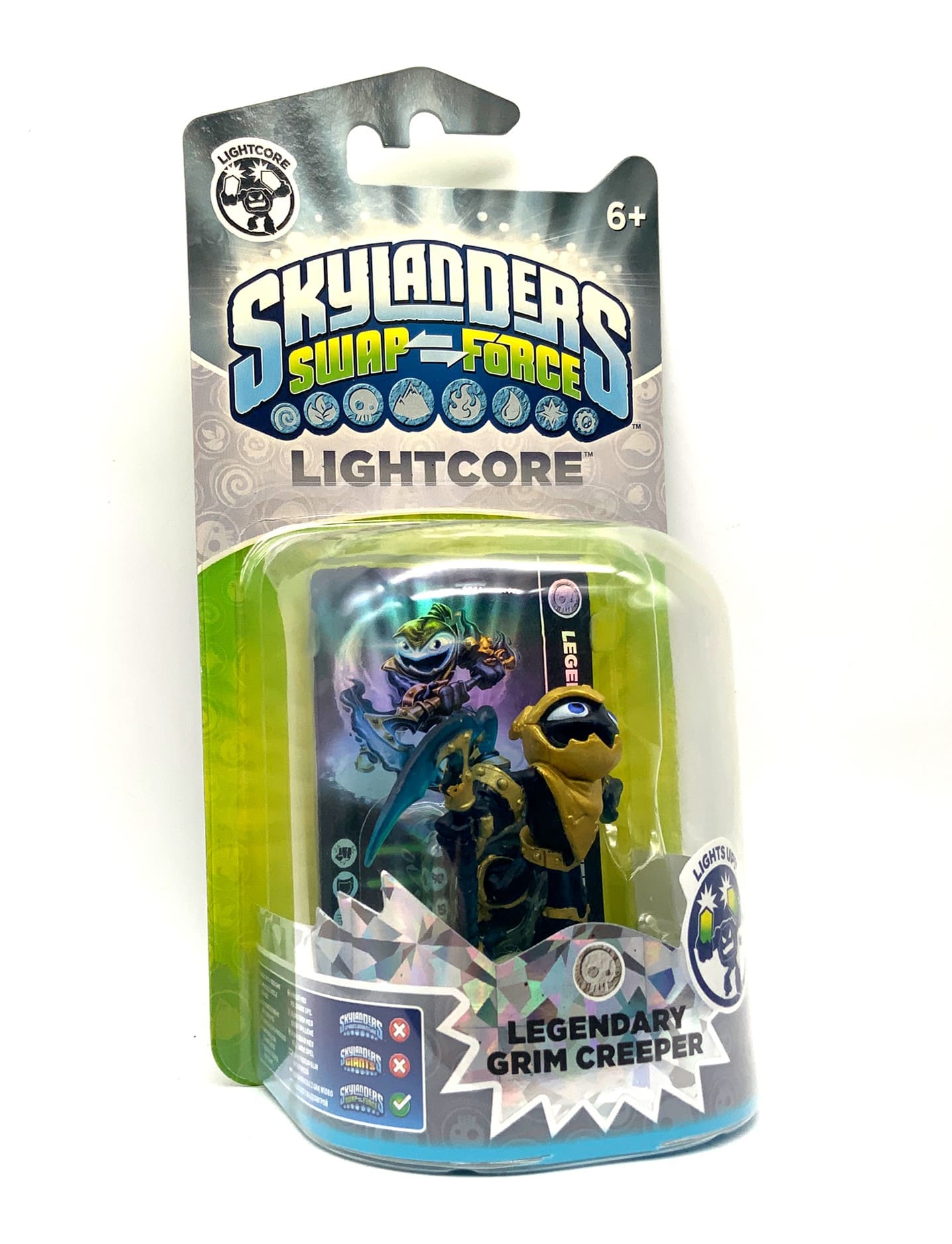 Skylanders Swap Force Legendary Grim Creeper Lightcore in OVP