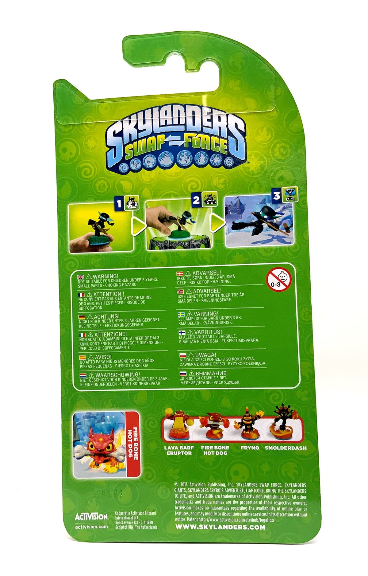 Skylanders Swap Force Fire Bone Hot Dog in OVP