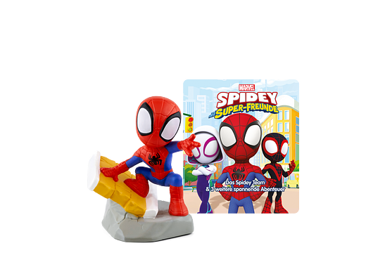Tonie Figures MARVEL Spidey and his Super Friends - The Spidey Team &amp; 3 other exciting adventures Audio figure for Toniebox
