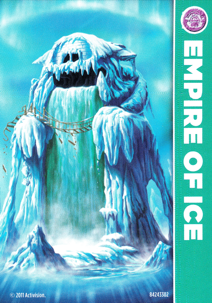 Skylanders Spyros Adventure Empire of Ice Karte