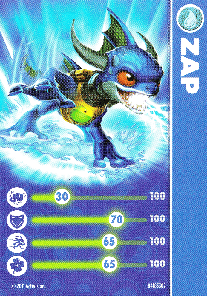 Skylanders Spyros Adventure Zap Karte