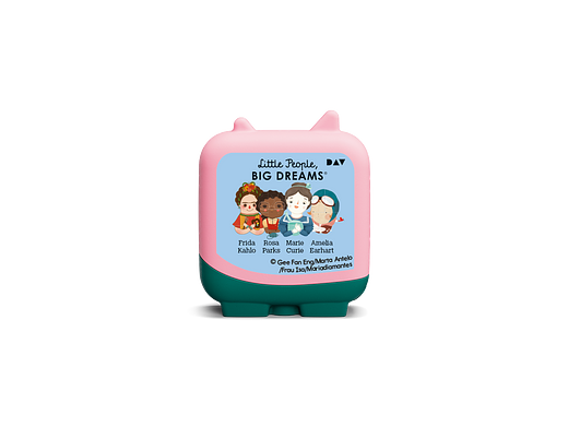 Figurines Tonie Little People, Big Dreams - Frida Kahlo, Rosa Parks, Marie Curie, Amelia Earhart figurine audio pour Toniebox