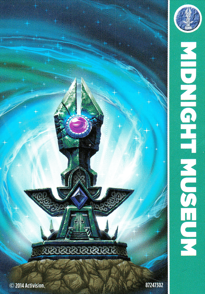 Skylanders Trap Team Midnight Museum Karte