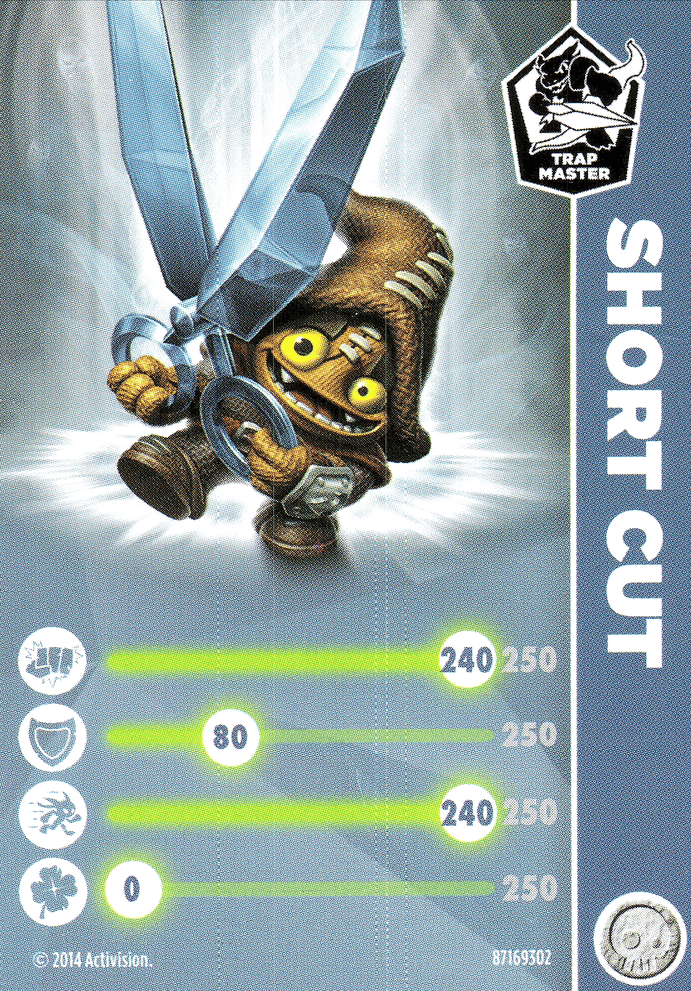 Skylanders Trap Team Short Cut Karte
